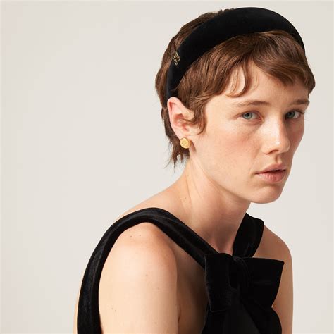 miu miu hair claw|miu michael headband.